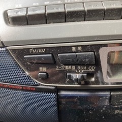 ラジカセ　ジャンク品の画像