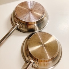 【予定者決定】対応 プロ御用達24cm＆20cmステンレスフライパン2点セットの画像