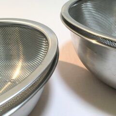 ステンレス ざる ぼうる 4個セットの画像
