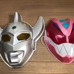 仮面ライダー＆ウルトラマン　お面