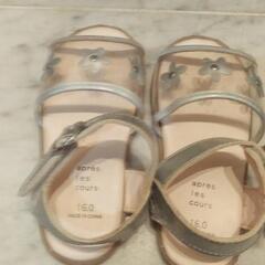 apreslescoursサンダル16cmの画像