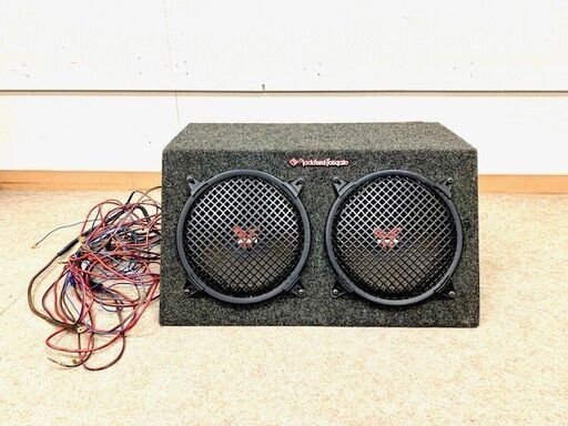 Rock ford fosgate 車載用 ウーハー RFB-1102 ウーハーBOX 2.6×2ch パワーアンプ ケーブル セット まとめ