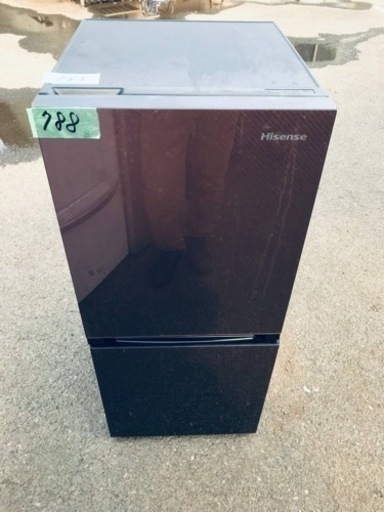 ✨2019年製✨ 788番 Hisense✨冷凍冷蔵庫✨HR-G13A-BR‼️