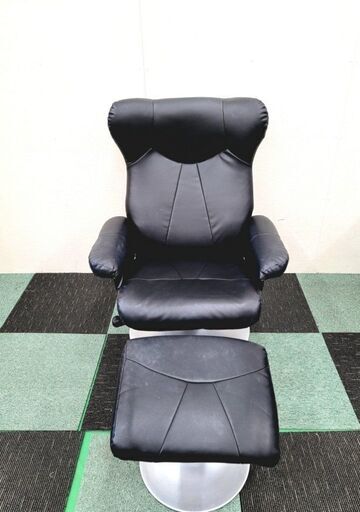 NITORI パーソナルチェア リクライニングチェア オットマン付き ひとり掛け リラックス ワークチェア