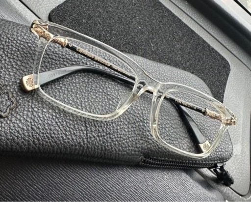 クロムハーツ　眼鏡　革ケース付き