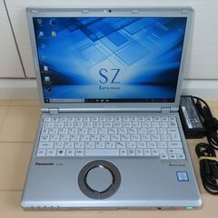 JC01207 Panasonic ノートパソコン レッツノート CF-SZ6 RFQVS 美品 office2019