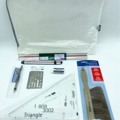 未使用■製図道具セット■れいめい高校■