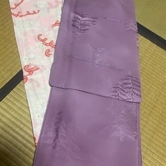 着物　いろいろ　黒　紫
