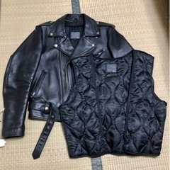 KADOYAライダースジャケット　サイズLの画像