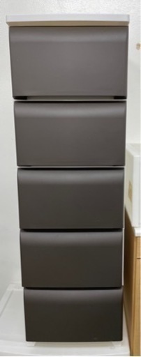 【美品】5段 衣装ケース
