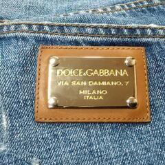 DOLCE&GABBANA デニム ロゴプレートがとても綺麗