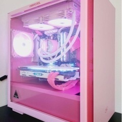 ゲーミングPC かわいいピンク、今週限り値引し、さらに23.8型ワイドモニター付（新品に近い）