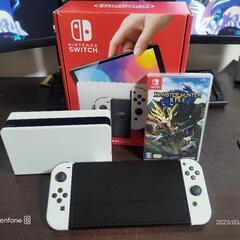 【中古】ニンテンドーSwitch 有機ELモデル モンハンライズ...