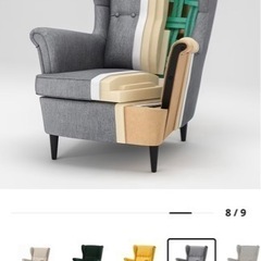 IKEA ソファー（1人掛け）グレーの画像