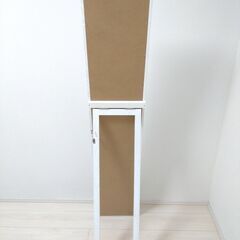[ 美品 ] 鏡 姿見 スタンドミラー 白 ☆ 楽天 SLIM STAND MIRROR ホワイト [ 東京都調布市 ] 地域限定配送の画像