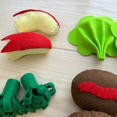 ハンドメイド フェルトおままごと ③の画像