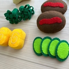 ハンドメイド フェルトおままごと ③の画像
