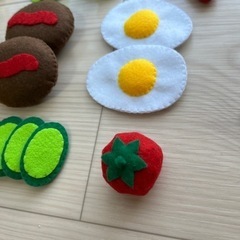 ハンドメイド フェルトおままごと ③の画像