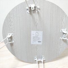 [ 美品 ] 円 小 ローテーブル 折りたたみ式 白 ☆ 楽天 不二貿易 ローテーブル 丸60 WHW P600WHW FJ-10859 [ 東京都調布市 ] 地域限定配送の画像