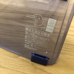 大幅お値下げしました！オシャレなバスチェアと湯おけ😇karali  アクリル　ブルーの画像