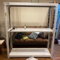 受付終了　60ワイド水槽8本　500キロ耐久台2台の画像