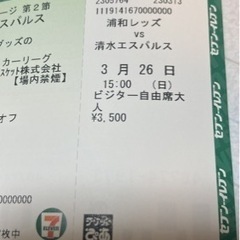ルヴァンカップ浦和対清水ビジター自由席