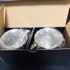 サッポロ生ビール黒ラベル　銅製ペアグラスの画像