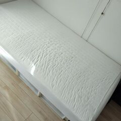 無印良品シングルマットレスベッド