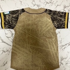 西武ライオン　西武lions レプリカ　ゴールド　ユニフォームSサイズの画像