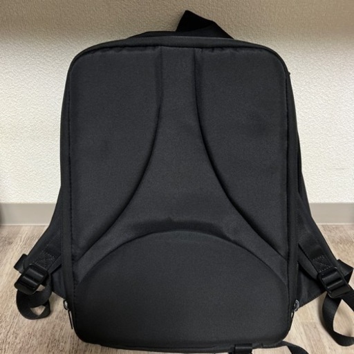 Cote&Ciel ブラック ミディアム バックパック