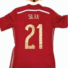 スペイン代表サッカー　ユニフォームサイズS adidas アディダスの画像