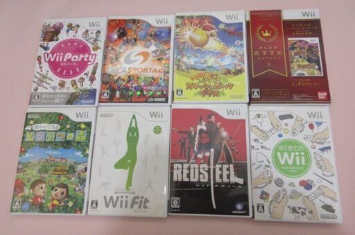 wiiソフト　どうつぶの森　wiiParty など８点セット