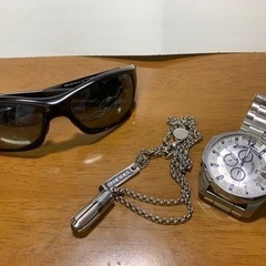 diesel腕時計&ネックレス　おまけでサングラス