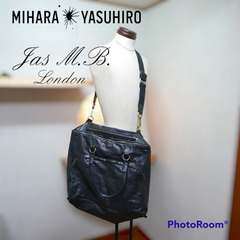 JAS m.b. ✖️ MIHARA YASUHIRO レザーボストンバッグ MIHARA YASUHIRO×JAS M.Bコラボボストンバッグが入荷致しました
