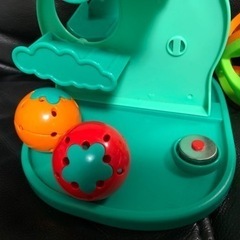 こどもちゃれんじbaby  玉落とし　玉転がし　知育玩具0〜1歳向け　コロコロ　ラトル　ガラガラの画像