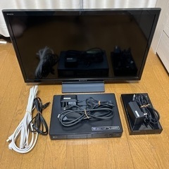 【HDD付】【DVDプレーヤー付】24インチテレビ