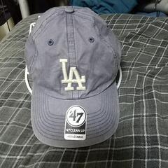 47  brand ロサンゼルス ドジャース キャップ グレー ...