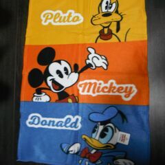 【未使用】ディズニー　ミッキーマウス＆フレンズ　ポップ　ブランケット　プルート　ミッキー　ドナルドの画像