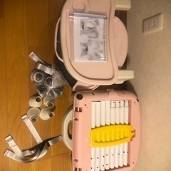 受付中 ハイ＆ロー ベビーチェア 組み立て簡単 おしりふきの画像