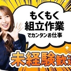 ＼未経験大歓迎／日勤のみ＆土日休み♪メーカーでのモクモク組立等の...