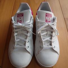 【adidas】STAN SMITH ピンク23センチの画像