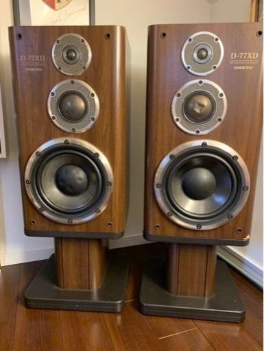 再値下げ‼︎★ONKYO D-77XD 台座付 2本セット★