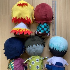 鬼滅の刃　ぬいぐるみ中　5体セットの画像