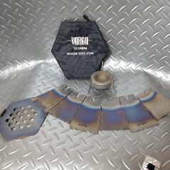 【焚き火台】VARGO TITANIUM HEXAGON WOOD STOVE　アルコールストーブセットの画像