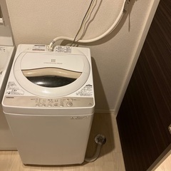 洗濯機　5年ほど使用　3/27(月)～30(木)の間に引き取りに...
