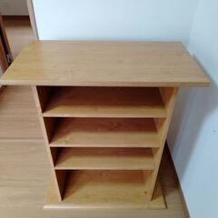美品　木製本棚