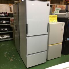 愛品館八千代店】保証充実SHARP 2022年製350L 3ドア冷凍冷蔵庫SJ-GW35J