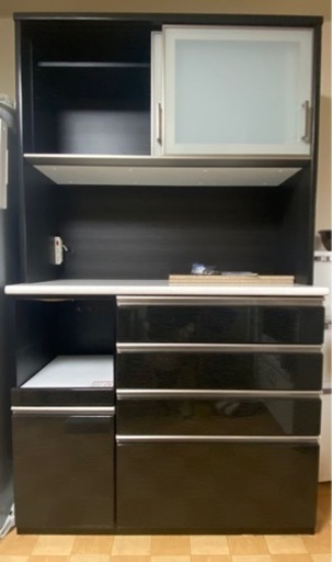 ニトリキッチンボード　ポスティア　120KB BK