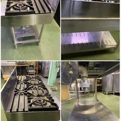 タニコー5口ガステーブル　都市ガス