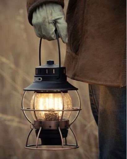 ベアボーンズリビング レイルロードランタンLED アンティークブロンズ